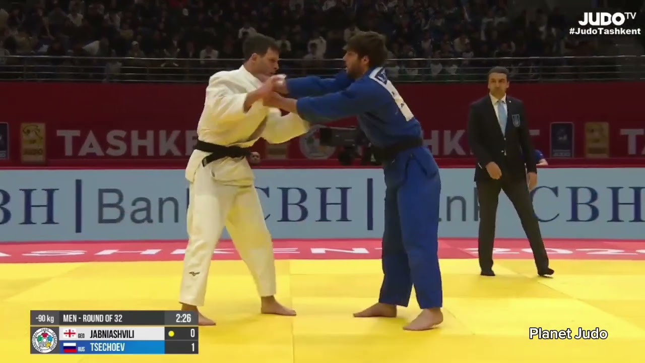 Гиорги ДЖАБНИАШВИЛИ 🇬🇪 🆚️ Адам ЦЕЧОЕВ 🇷🇺 | 1/16финала /-90кг | Большой Шлем Ташкент 2026