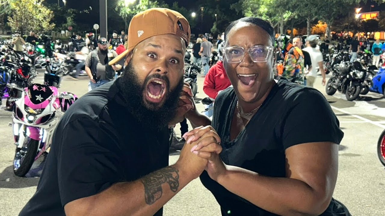 WE WENT TO THE WRONG BIKE NIGHT!