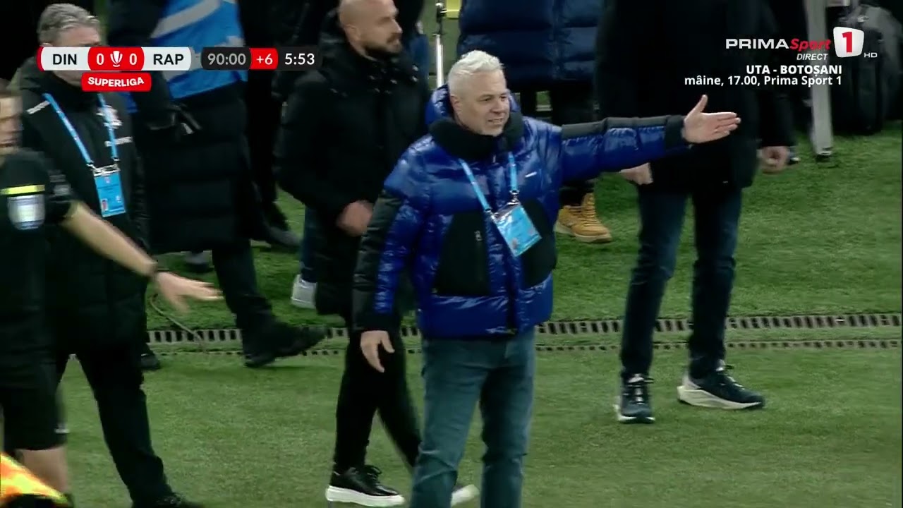 Dinamo - Rapid. BĂTAIE GENERALĂ! Au cedat nervii în prelungiri! Două cartonașe ROȘII