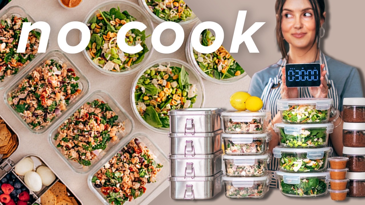 I meal prepped for the week in 34 minutes
