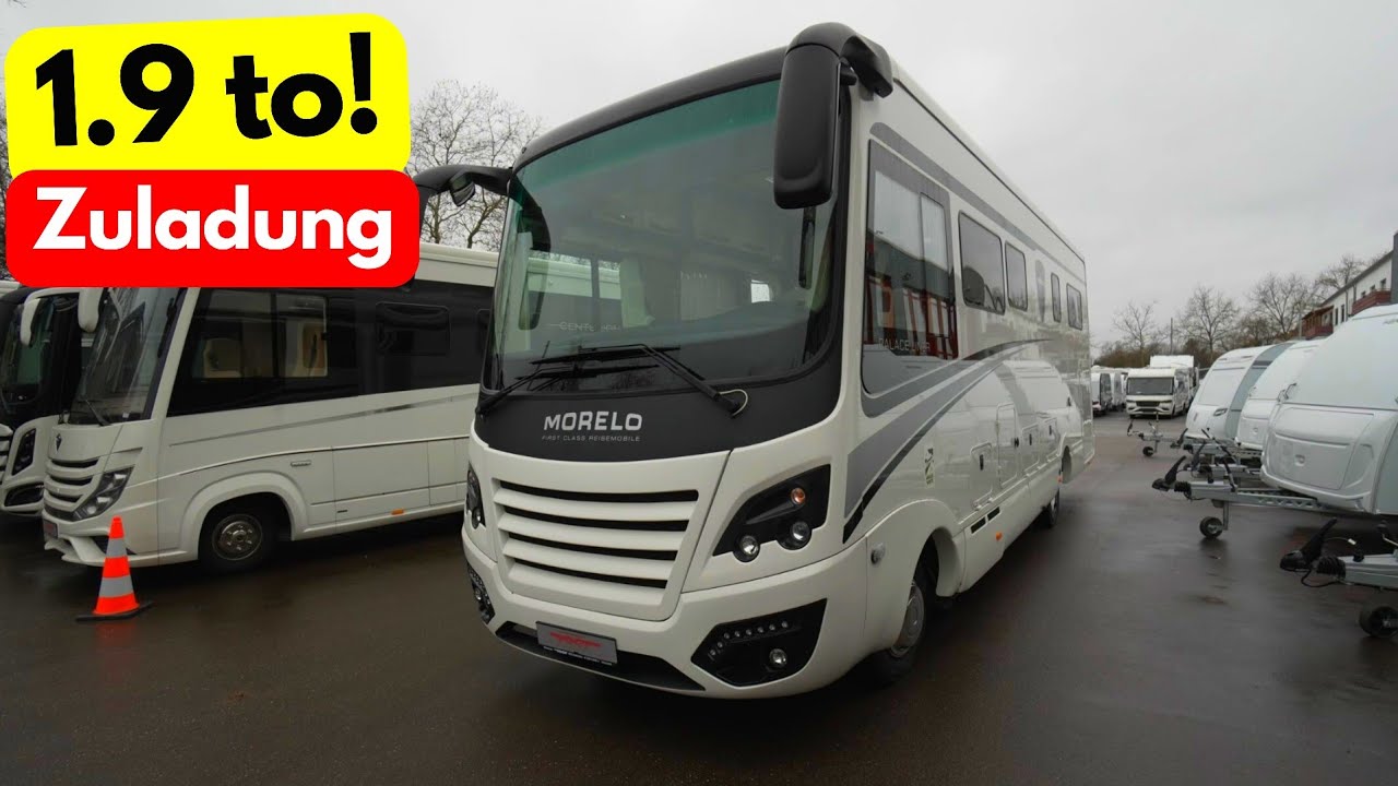 Wohnmobil Schnäppchen 2023 | Morelo Palace Liner 90M | 1,9 t ZULADUNG | 1 Jahr Garantie auf Alles.