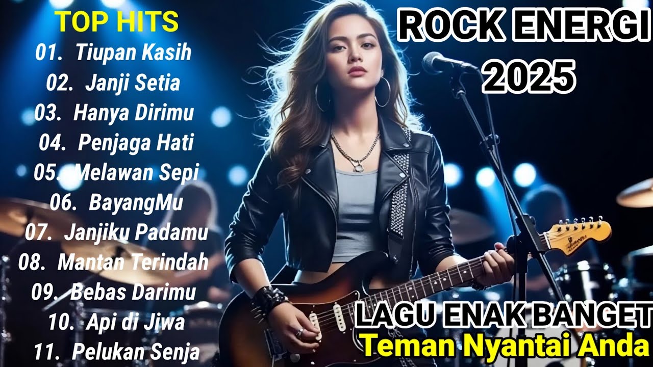 Kumpulan 11 Lagu Slow Rock Energi🎸 Pengantar Tidur ‼️ Penjaga Hati Melawan Sepi