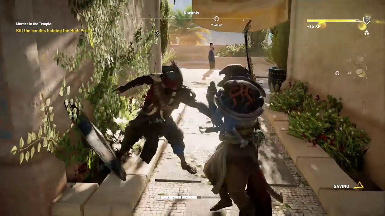 Assassin's Creed Origins - Murder in the Temple Investigation and Completion of Quest in Faiyum