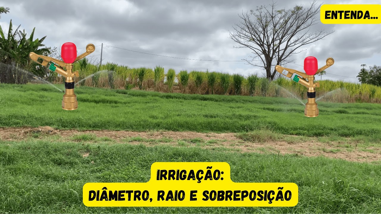 Di&acirc;metro, Raio  e Sobreposi&ccedil;&atilde;o na irriga&ccedil;&atilde;o por aspers&atilde;o