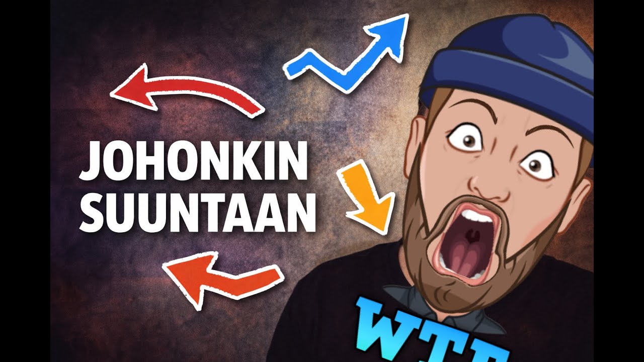 Johonkin suuntaan. (Suunta on se vääräkin)