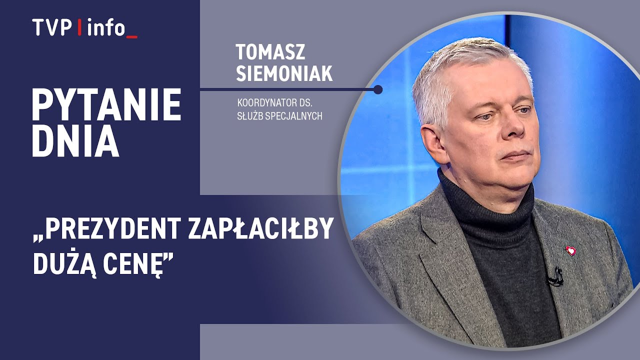 Siemoniak: prezydent zapłaciłby dużą cenę. O obrońcy Ziobry: wstyd | PYTANIE DNIA