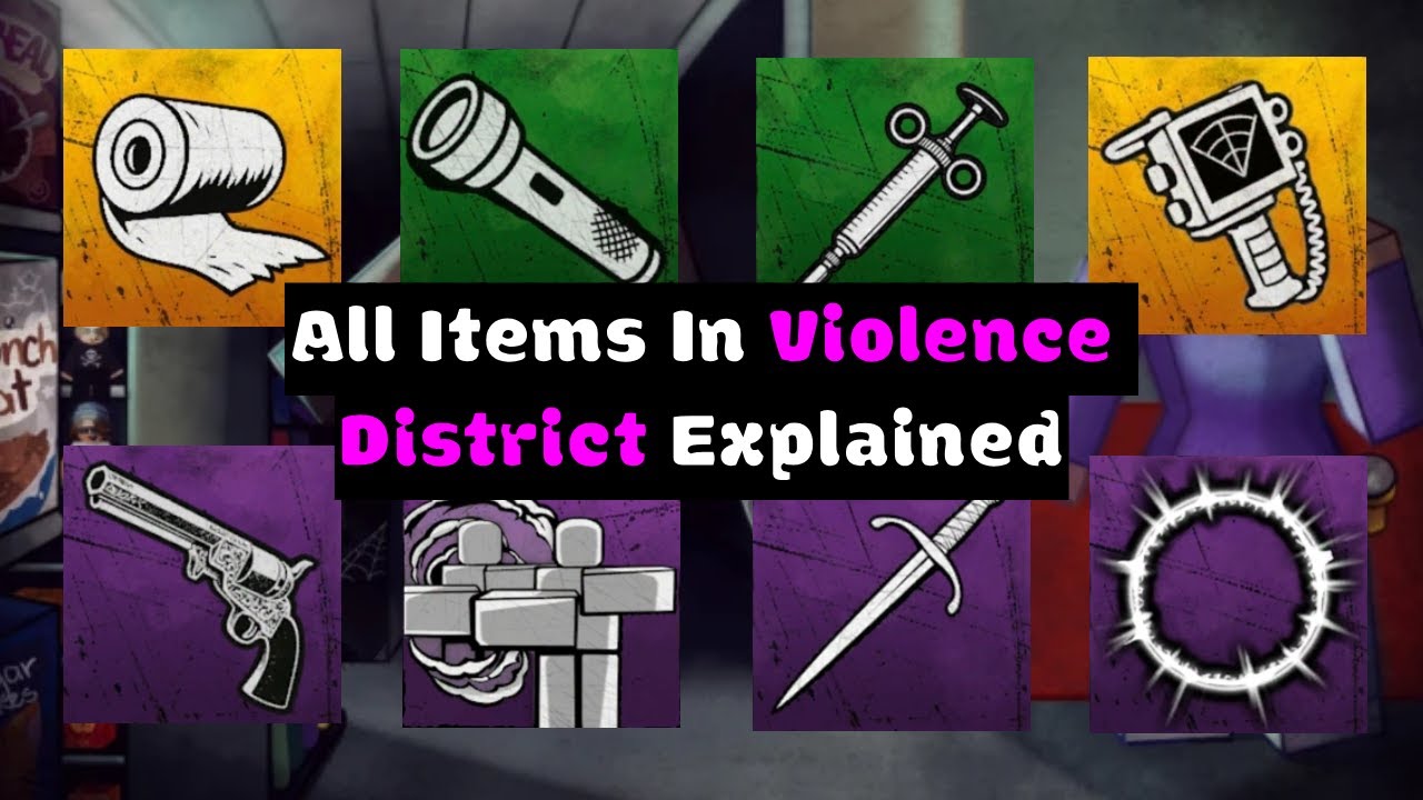 Explaining ALL the Items in VD || Violence District