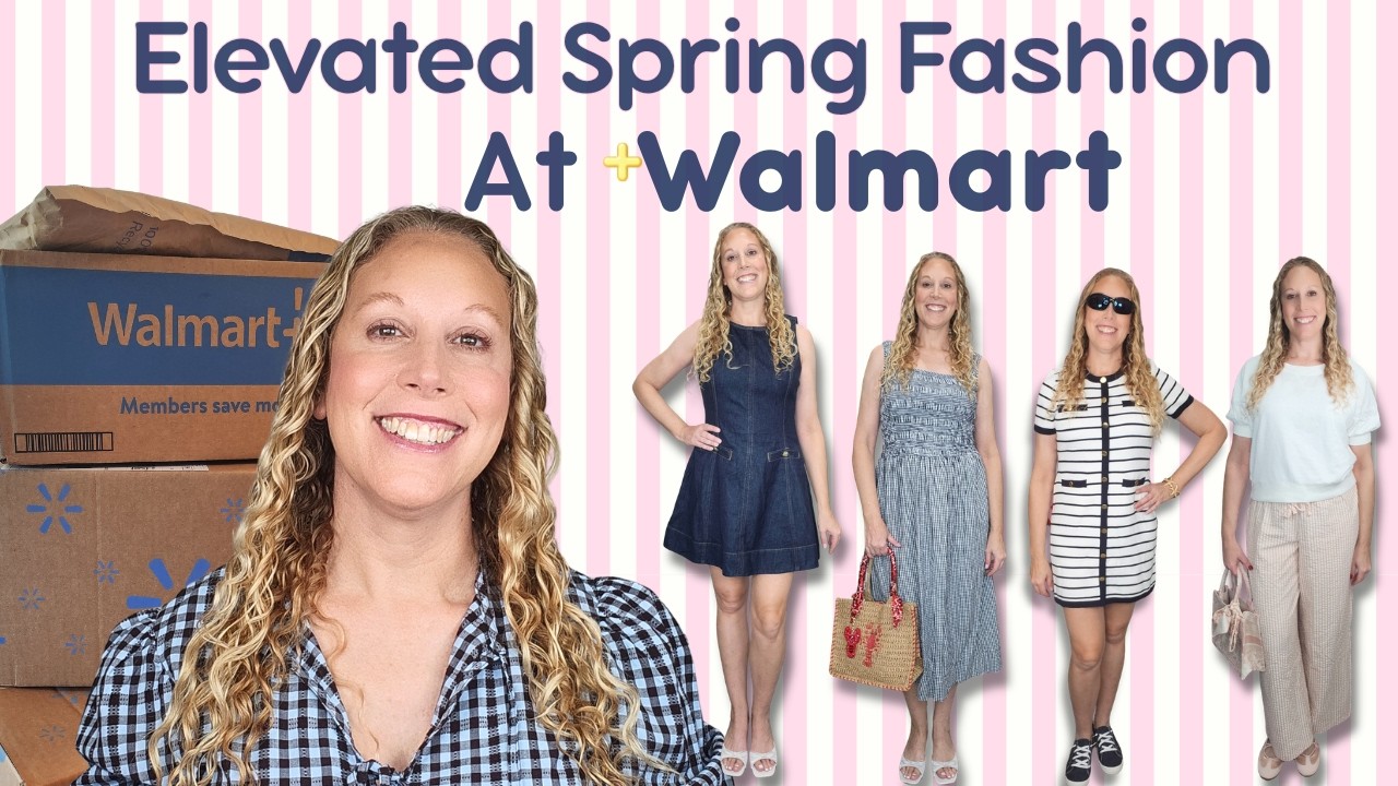 30+ Spring Pieces from Walmart | Try-On Haul & Unboxing 📦