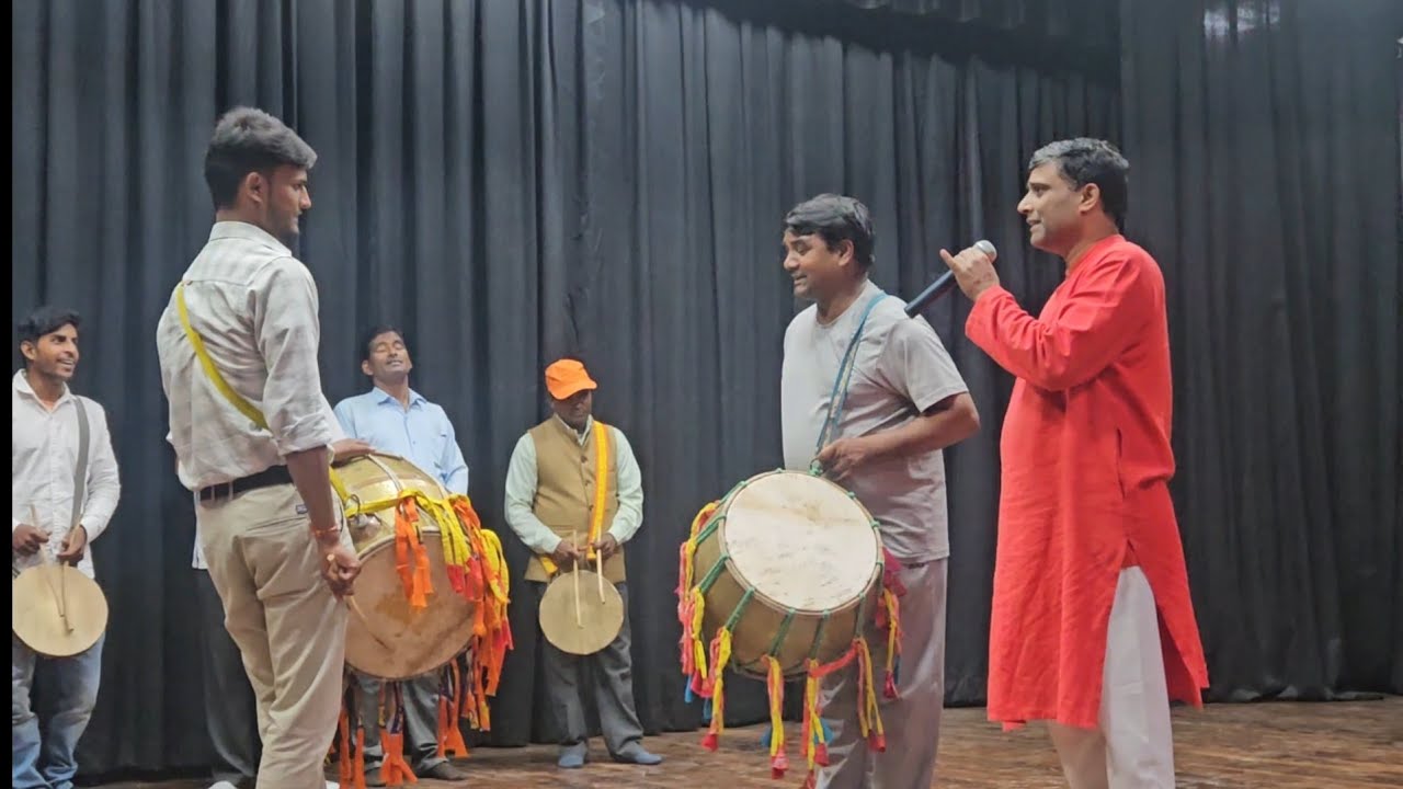 प्रीतम भरतवाण जी की ढ़ोल वाध यन्त्रों की कार्यशाला