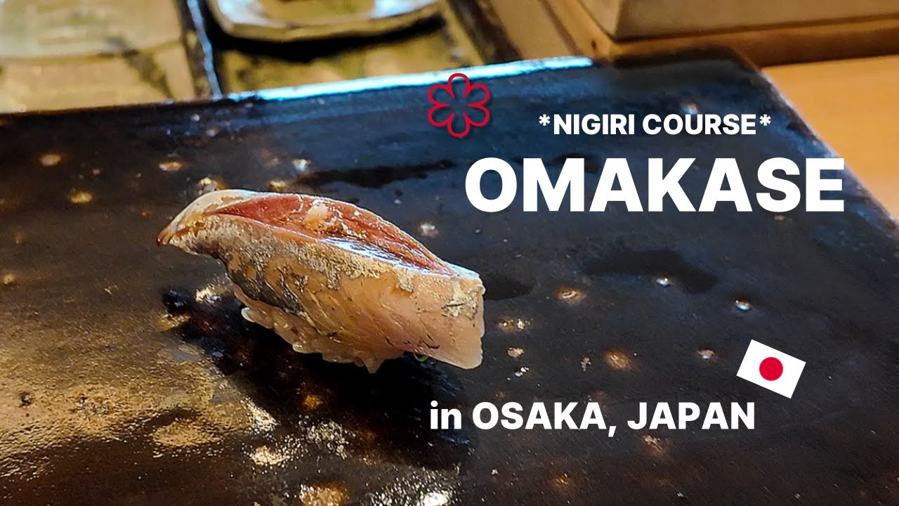 🍣 OSAKA OMAKASE 🇯🇵 Sushi Hoshiyama - Nigiri Course 🤤 1 Michelin Star 일본 오사카 1스타 미슐랭 오마카세 (레베루가 다름👍🏻)