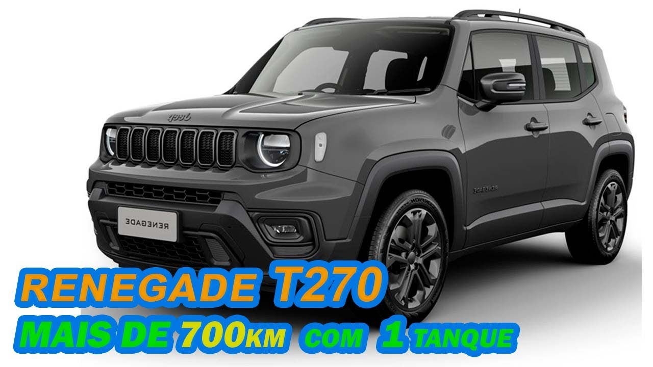 Mais de 700km com 1 tanque de combustível. Renegade T270 é econômico na rodovia?