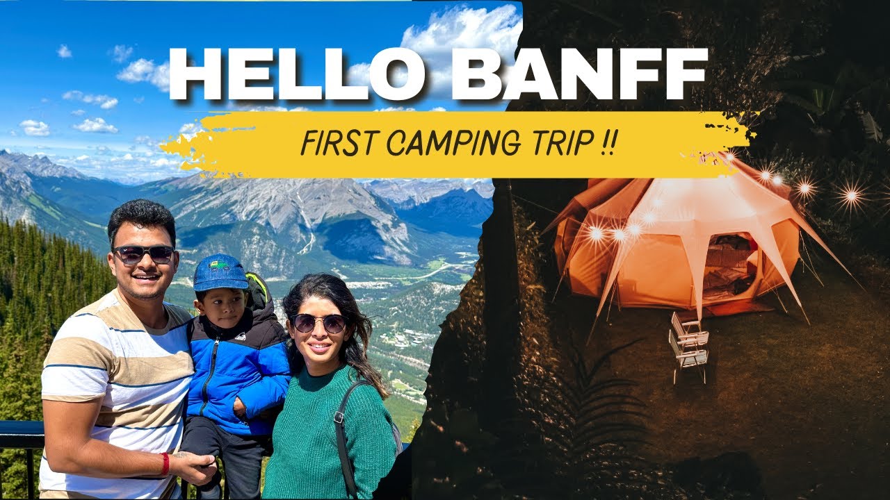 3-Year-Old’s First Camping Trip in Banff! 🇨🇦 Family Roadtrip Begins | Vlog #1