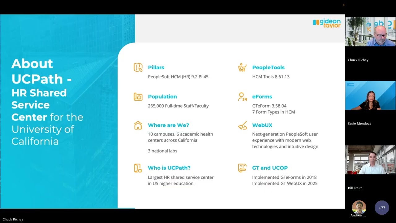 GT Lunch & Learn: Modernizing PeopleSoft: How UC Path Transformed Their UX While Staying Vanilla