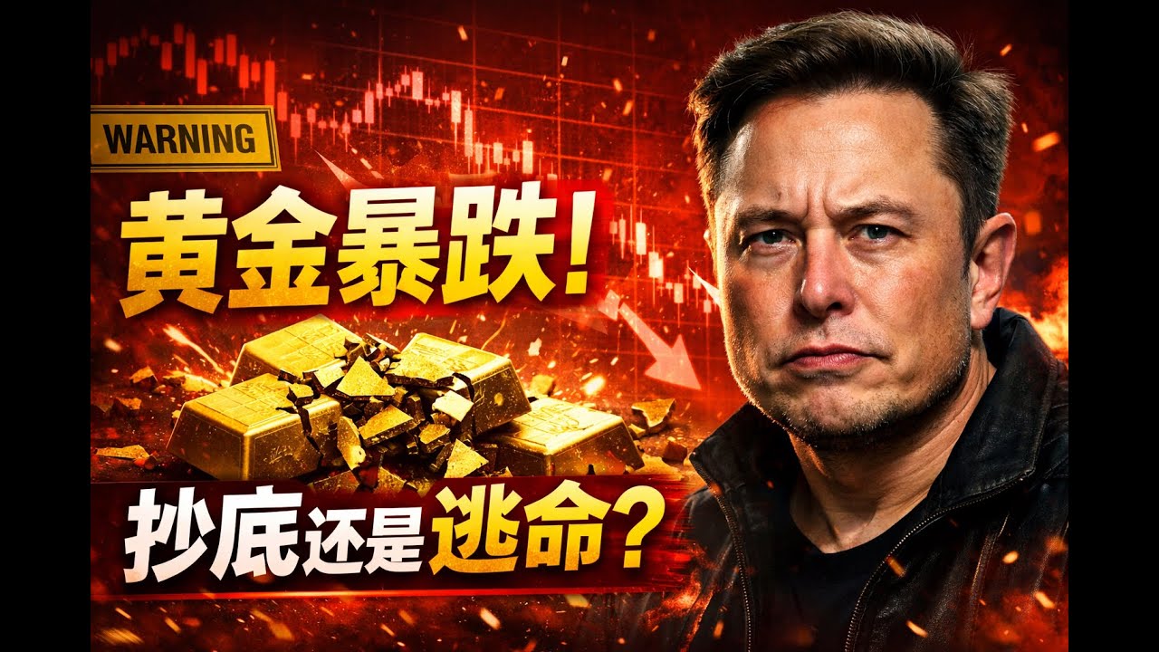 黃金暴跌！馬斯克警告“三大危機”即將引爆！現在抄底還是逃命？