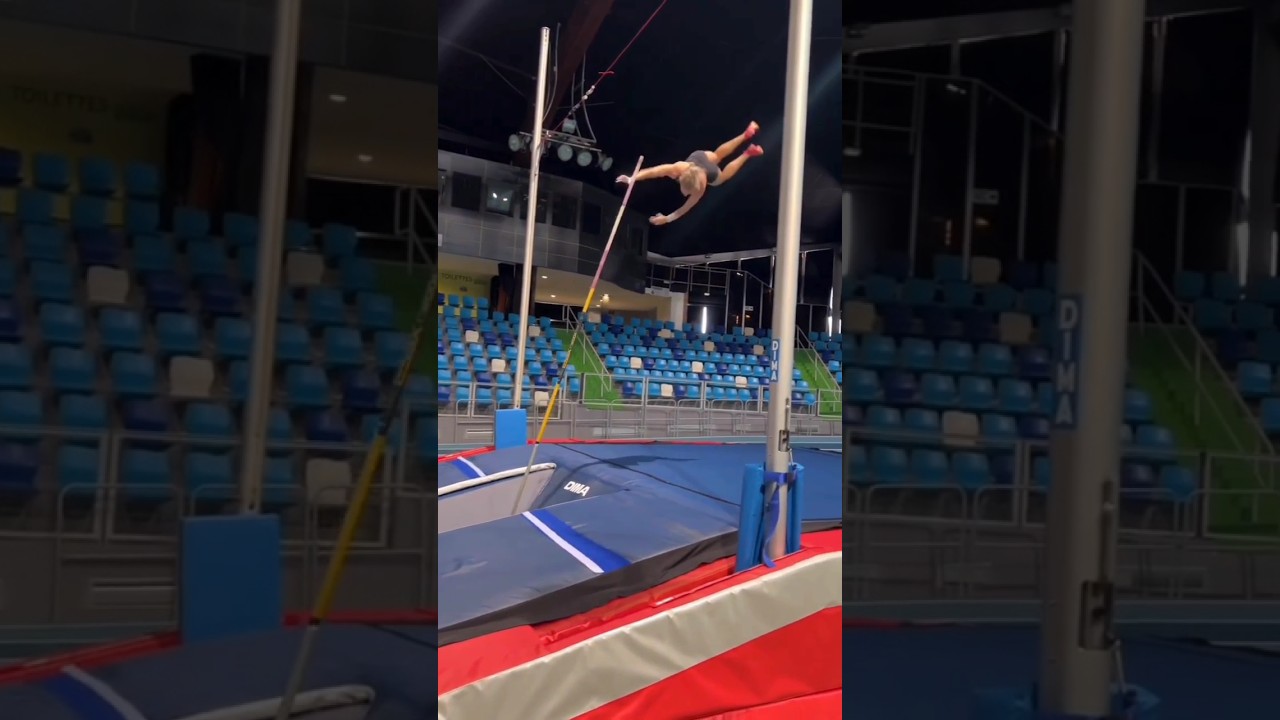 Katie MOON pole vaulting#polevault#trackandfield2023 #athletes #athletics #jump #jumping