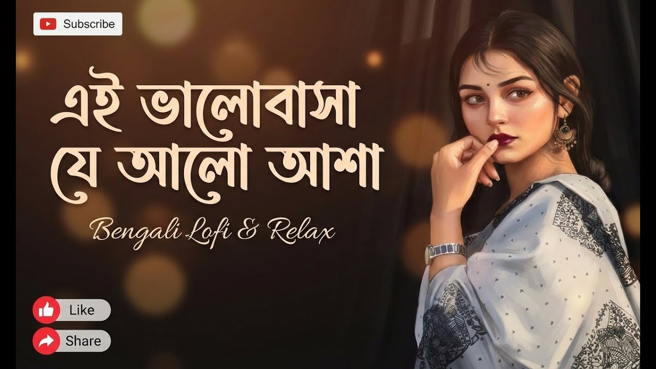 Ei Bhalobasha Je Alo Asha (Female Version) | Relaxing Lo- FI | Bengali Lo-Fi Song #AestheticLoFi