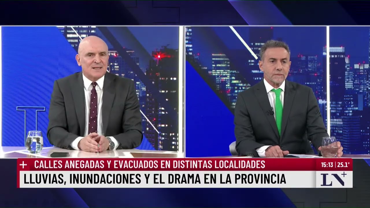 Lluvias, inundaciones y evacuados: el drama en la Provincia