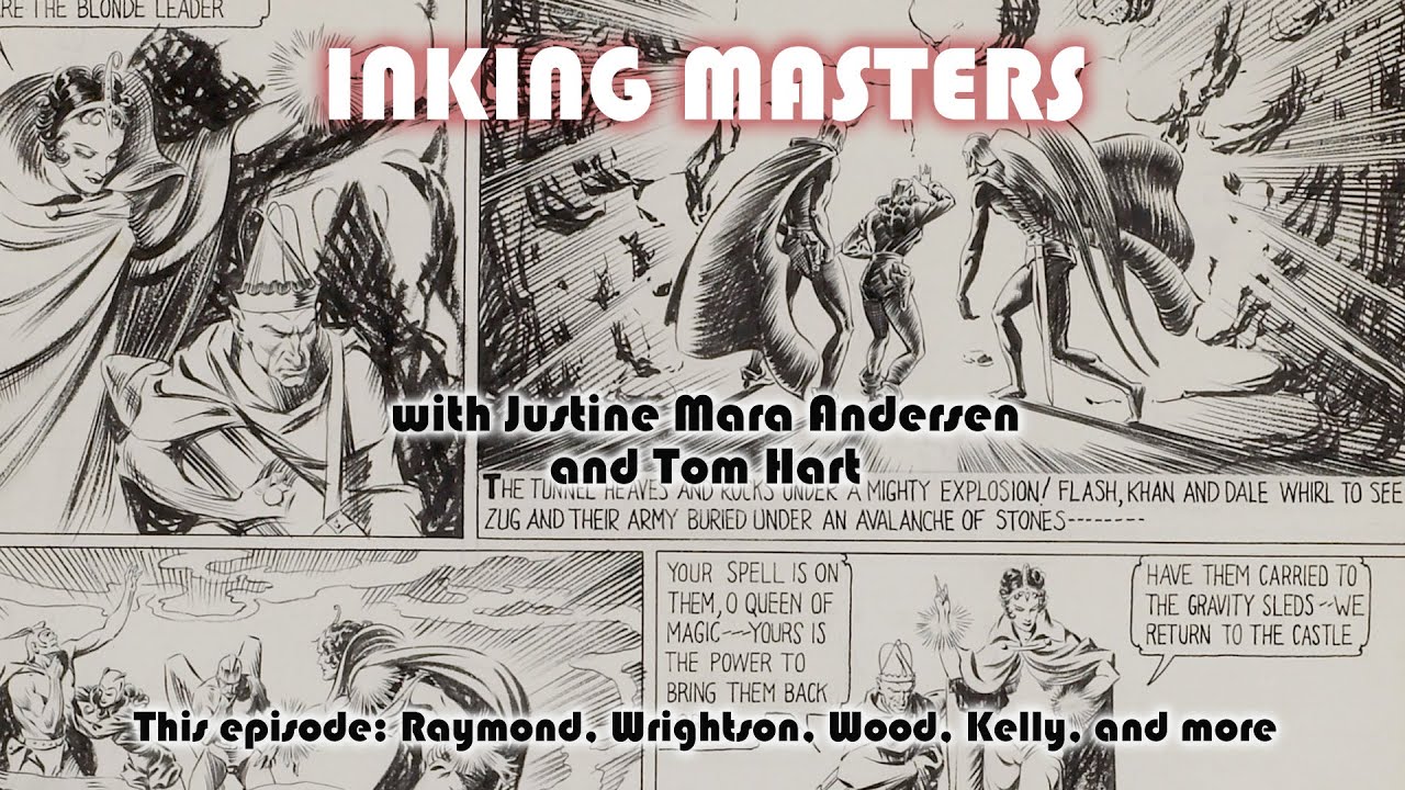 HOW TO INK: Studying Inking Masters Episode 1 - Alex Raymond, Al Williamson, Wally Wood and more.