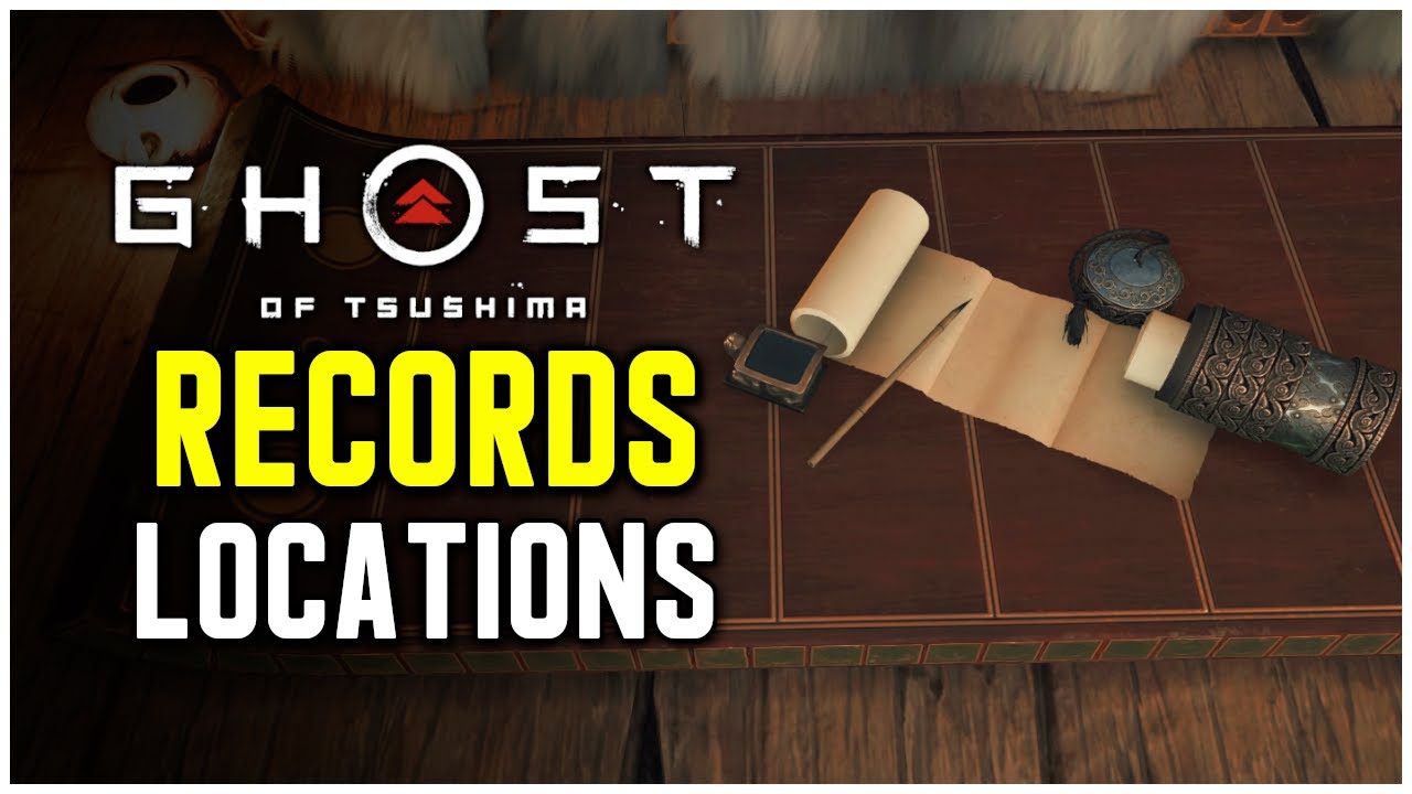 Ghost of Tsushima - 20 Records Locations (Avid Reader Trophy Guide)
