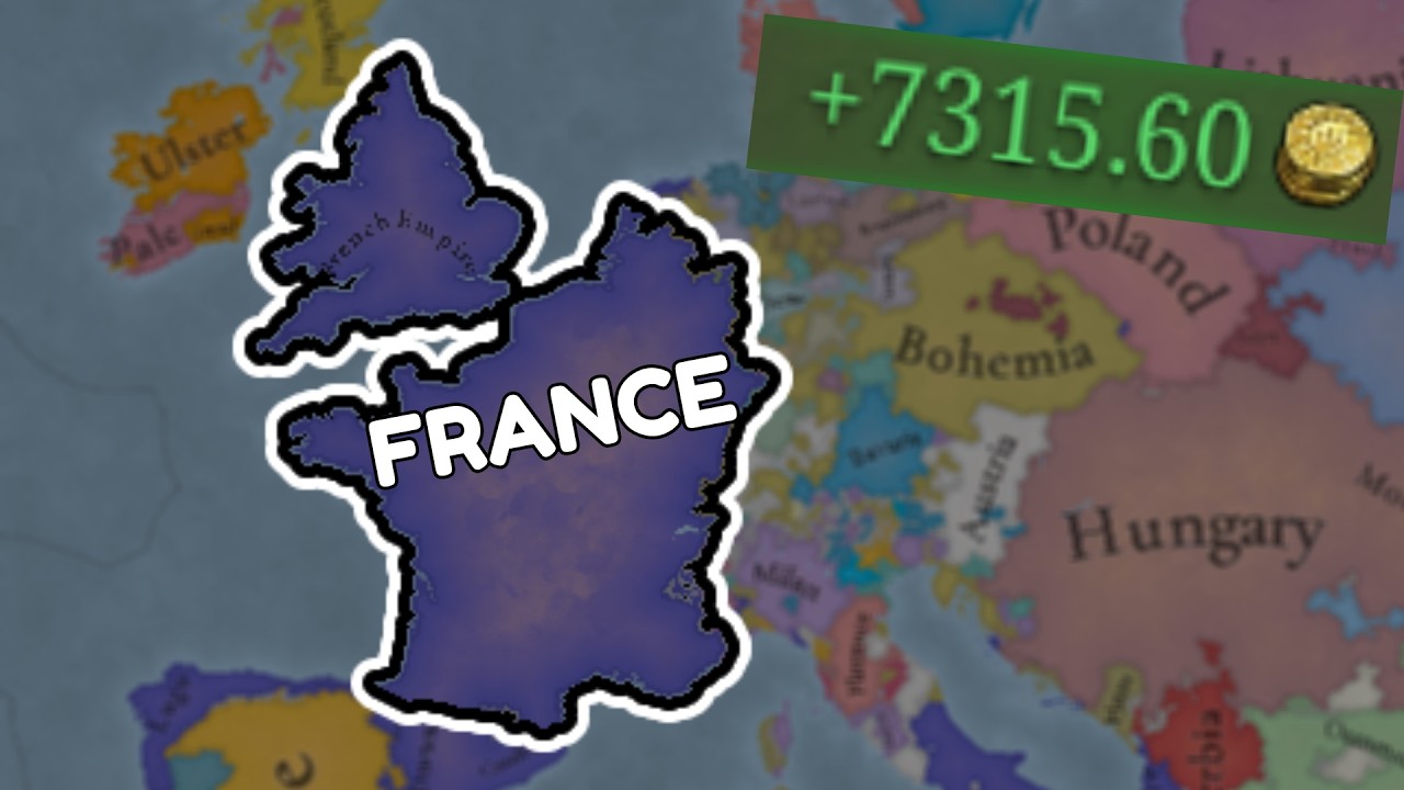 Conquering the natural borders of france 150 years early in EU5