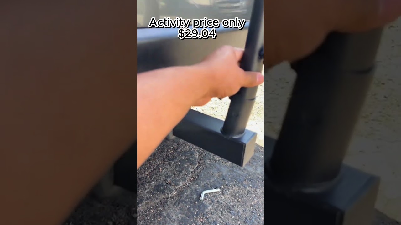 Durable tow hitch flag pole  perfect for trucks! 