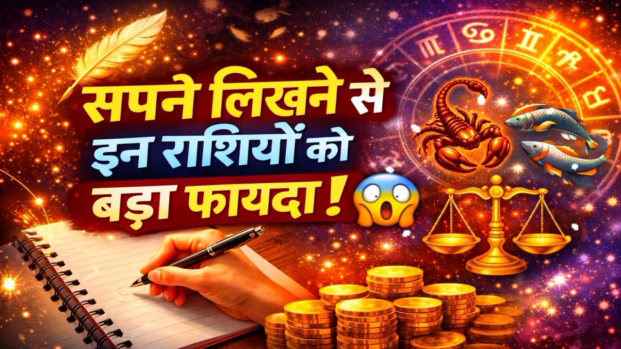 सपनों को लिखने से किन राशियों को लाभ होता है?