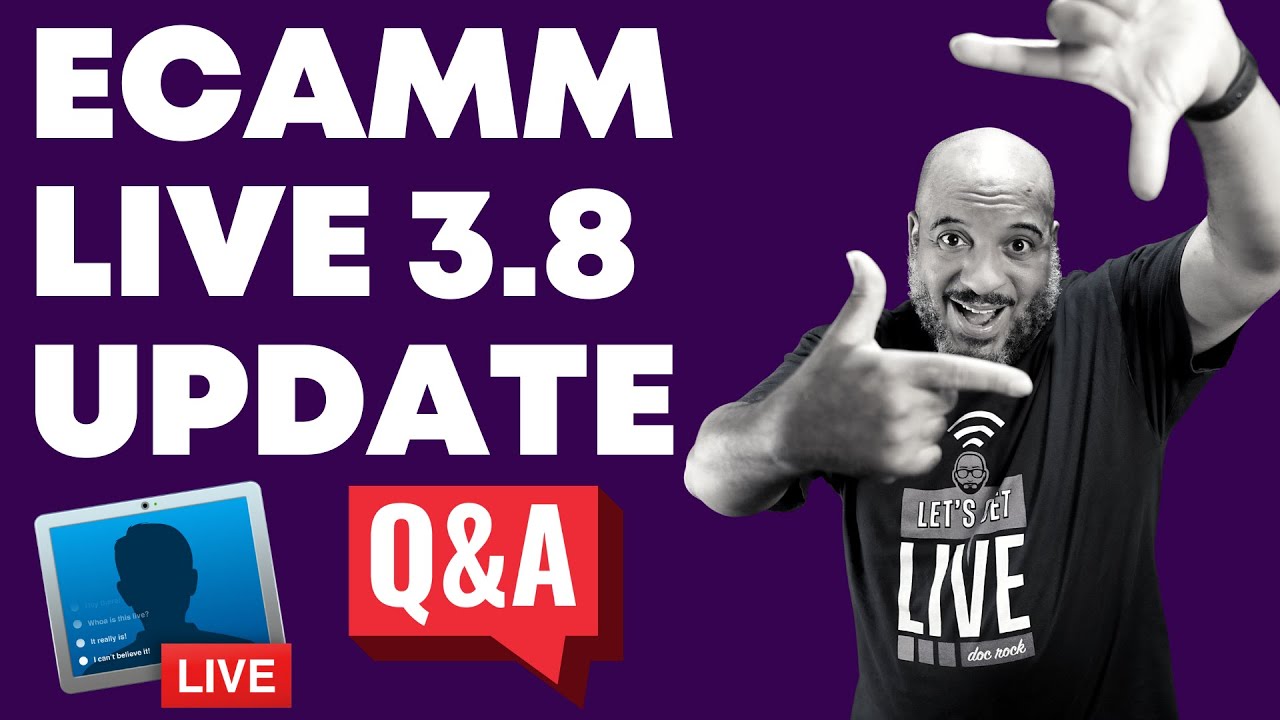 Ecamm Live 3.8 M1 Native Mac Live Streaming: Live Q & A