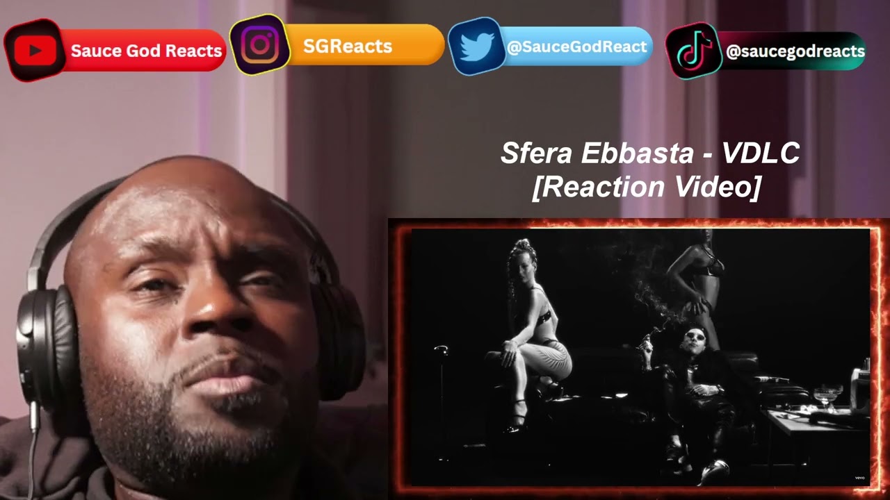 Sfera Ebbasta - VDLC | REACTION