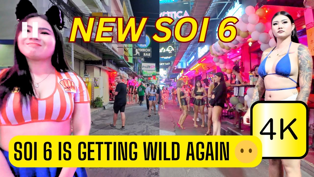 Walking Soi 6 Pattaya Thailand 2025 | Quiet Street Vibes Before Nightlife Starts