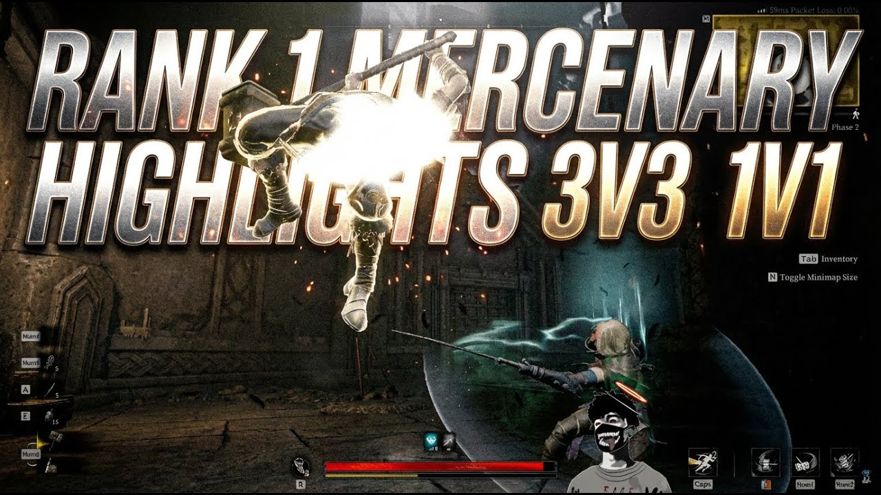 RANK 1 MERCENARY HAMMER  | 3v3 & 1v1 Highlights | MISTFALL HUNTERS - Part 1/3 -