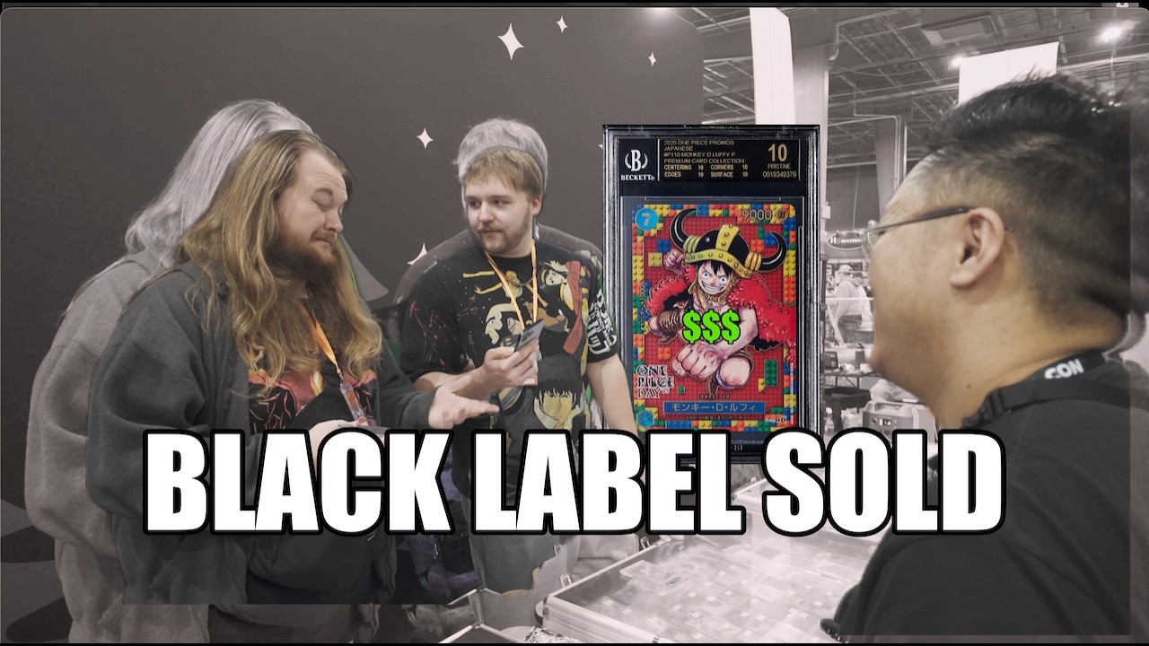 FIRST Black Label SOLD at NC’s Largest Card Show! | Vendor POV