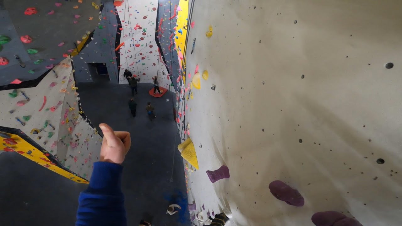 Learning to lead climb