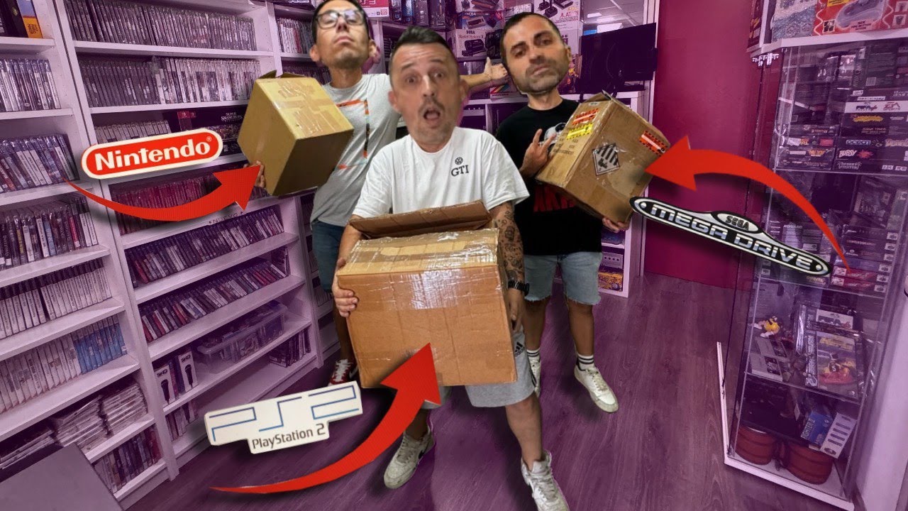 NOS encontramos 3 LOTES INCREIBLES en esta TIENDA de VIDEOJUEGOS(son alucinantes 😱)