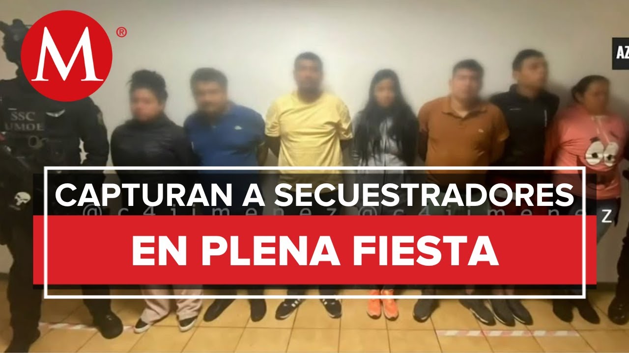 En Iztapalapa, detienen a secuestradores en una fiesta