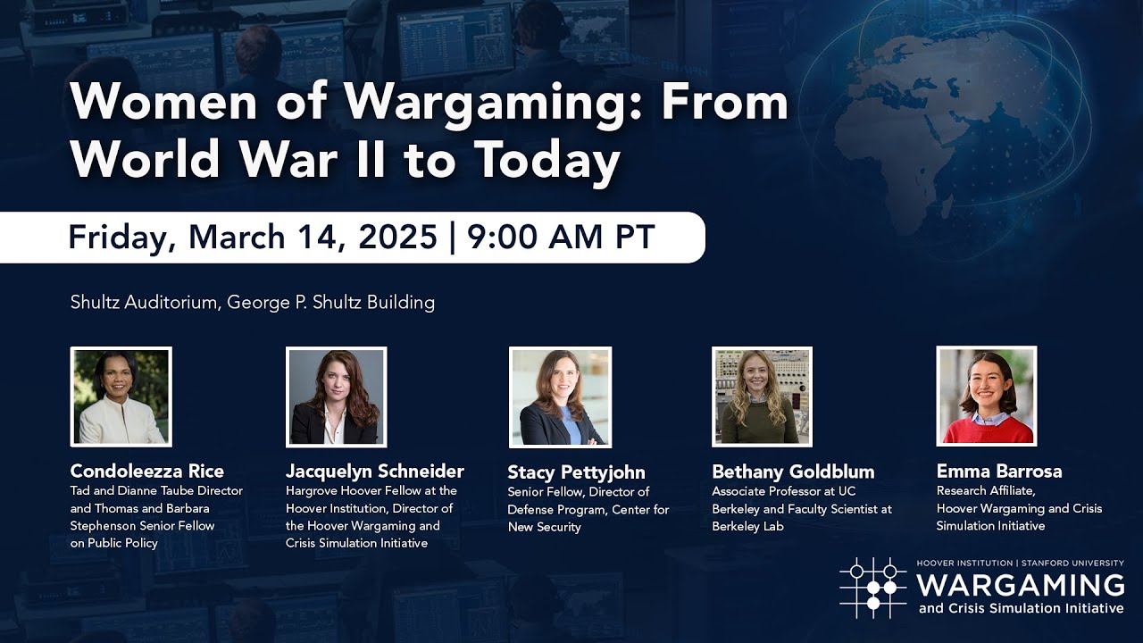 Women of Wargaming: From World War II To Today | Hoover Institution