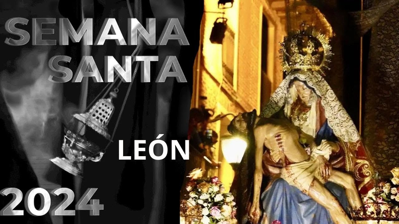 🥁 Procesión de la Dolorosa ✝️ Viernes de Dolores 2024 León