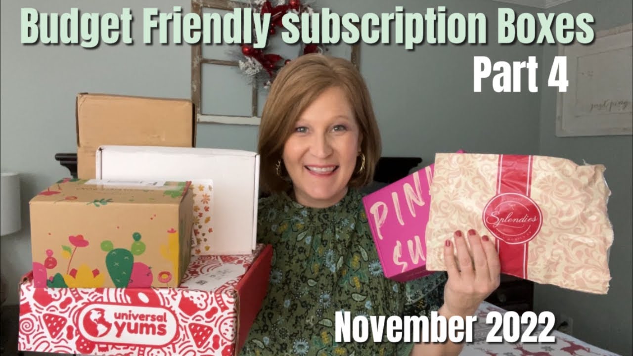 Budget Friendly Subscription Boxes Part 4 | November 2022 | Boxes That Won’t Break The Bank