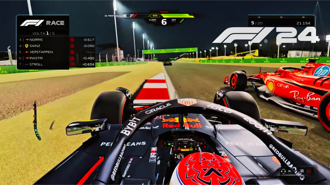 F1 24 PS4 GAMEPLAY – MAX VERSTAPPEN | RBR | BAHRAIN GRAND PRIX