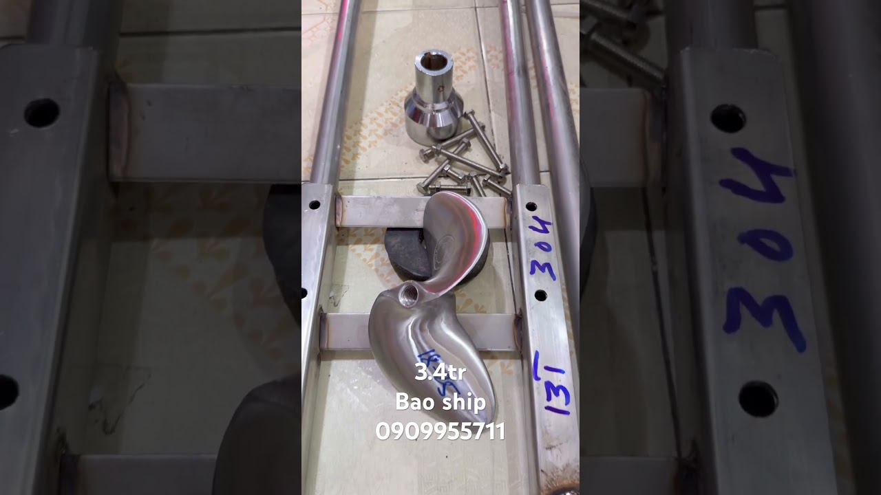 Dàn cầu inox 304 máy 13hp trở lên. Đặt máy 0909955711