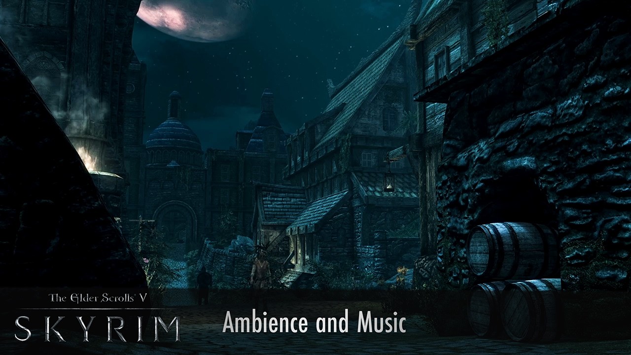 Streets of Solitude - The Elder Scrolls V: Skyrim - Relaxing Music & Ambience