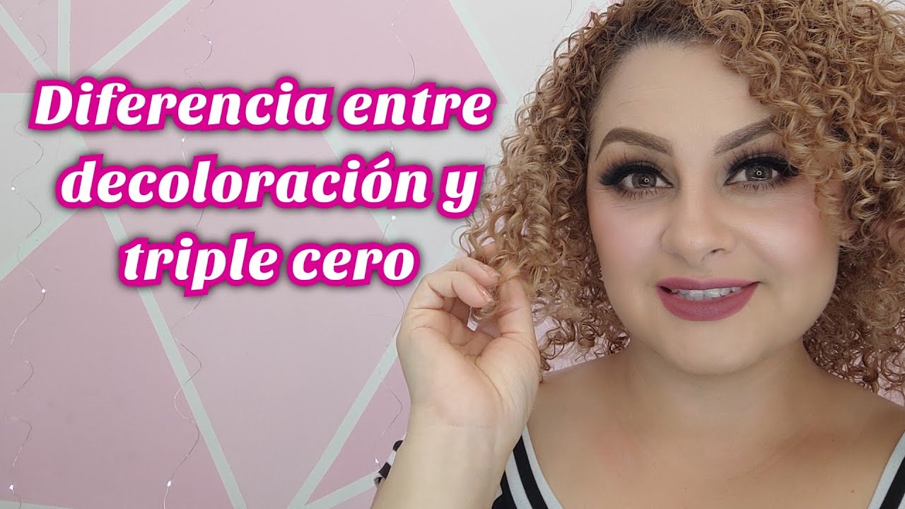 Diferencia entre decoloración y triple cero  / Lilyymakeuup