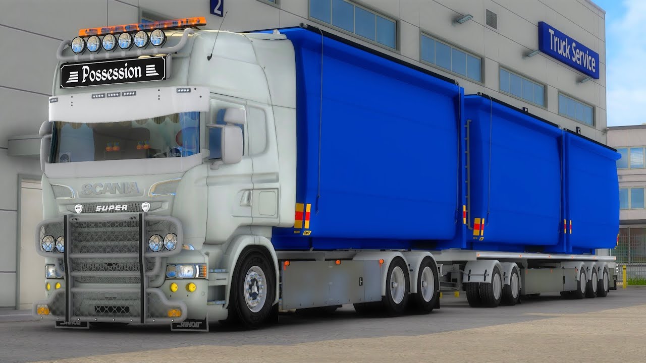 Scania R730 Hooklift | Ets2 1.48