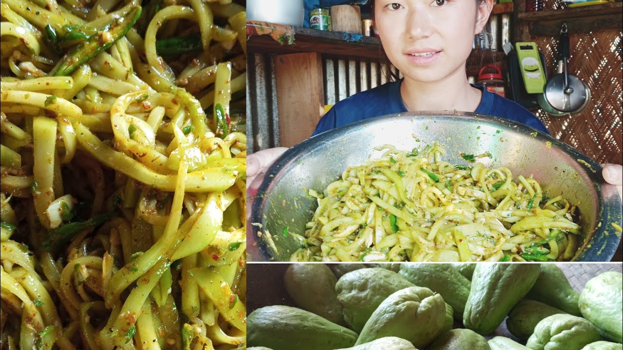 Homemade chayote pickle#yummy yummy😋😋😋@Avila Sangtam