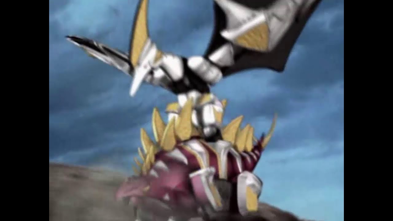 Power Ranger Dino Trueno | Aparece el Dragozord - Transformación en Dino Stegazord