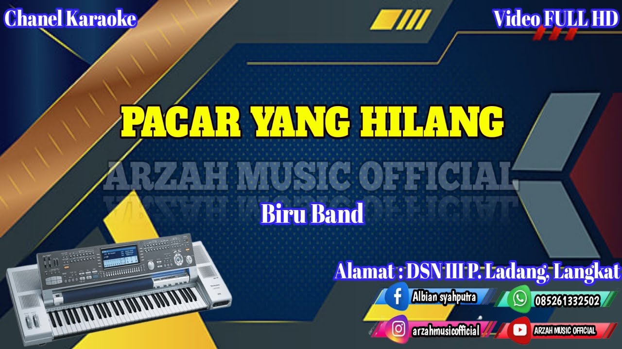PACAR YANG HILANG - BIRU BAND [KARAOKE] SX KN2600