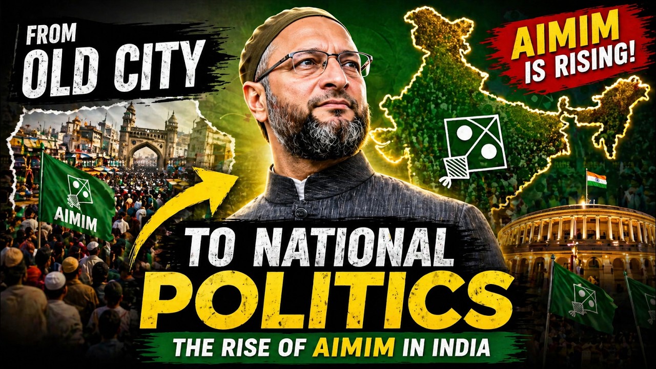 From Old City to National Politics | The Rise of AIMIM in India Explained | Asaduddin Owaisi #aimim