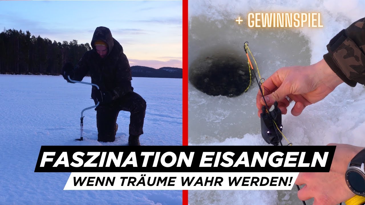 Faszination Eisangeln – 50 cm dickes Eis I Das eiskalte Abenteuer! 🧊🔥