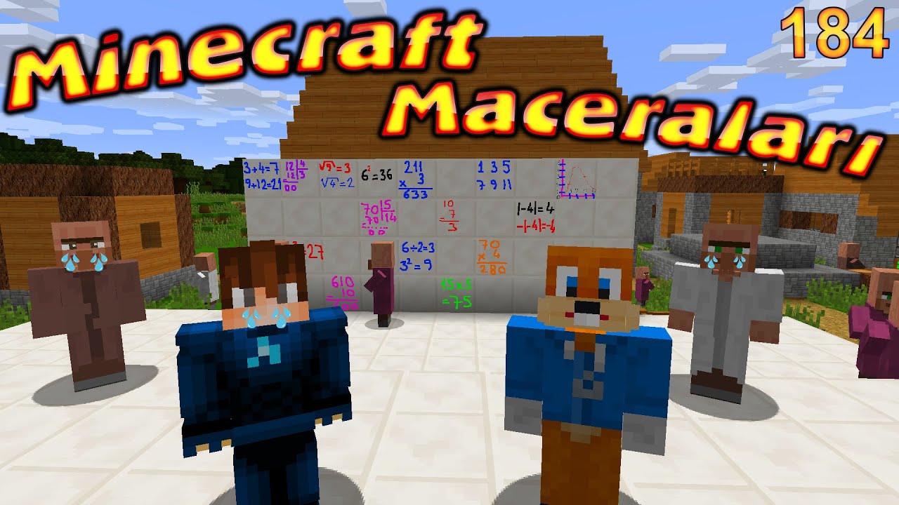 Minecraft Maceraları Abuzi ve Sincap &Ouml;r&uuml;mcek K&ouml;y&uuml;ne D&ouml;n&uuml;yor