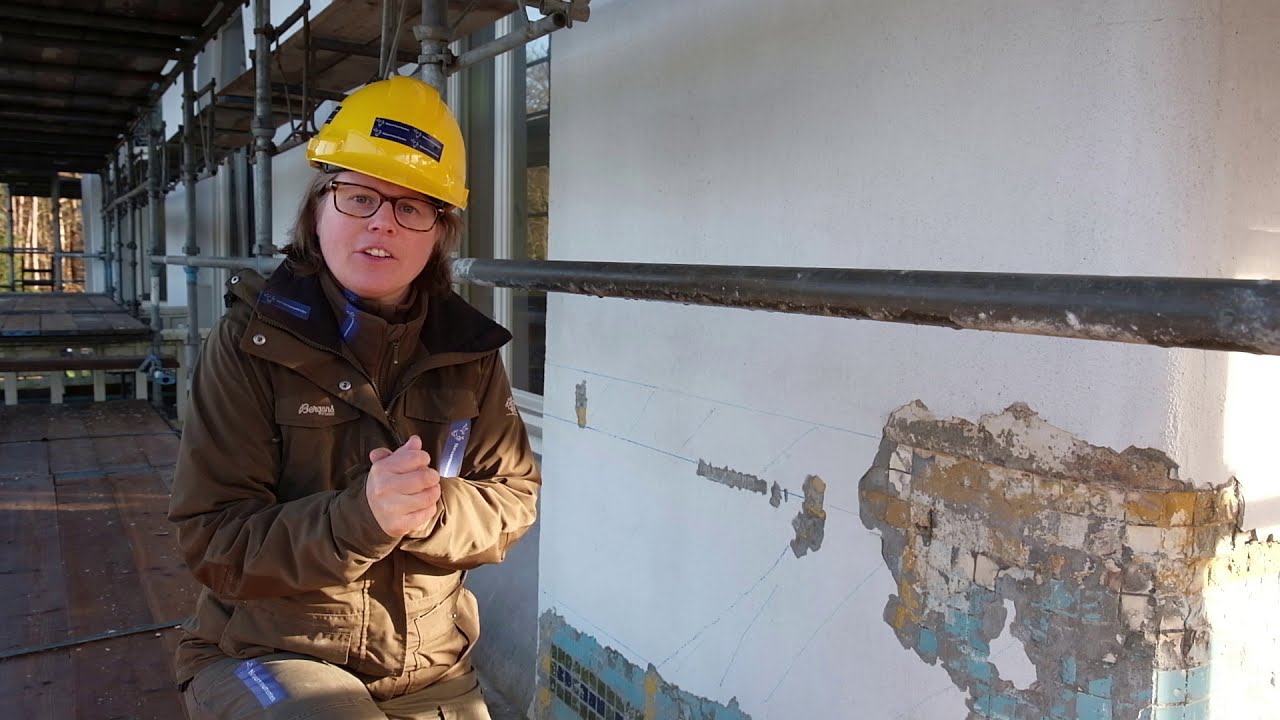 Restauratievlog 1 Stuclaag verwijderen Jachtslot Mookerheide