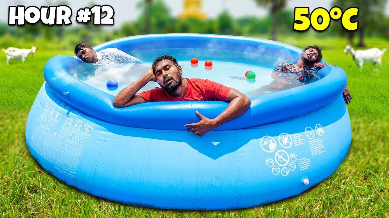 24-hours Inside A Swimming Pool Challenge Went Wrong